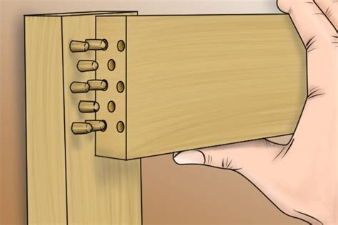 How to use dowels to join wood .